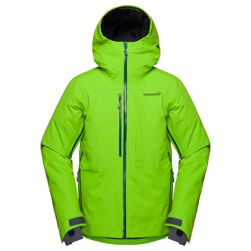 Norrona Mens Lofoten Ski Jacket Green