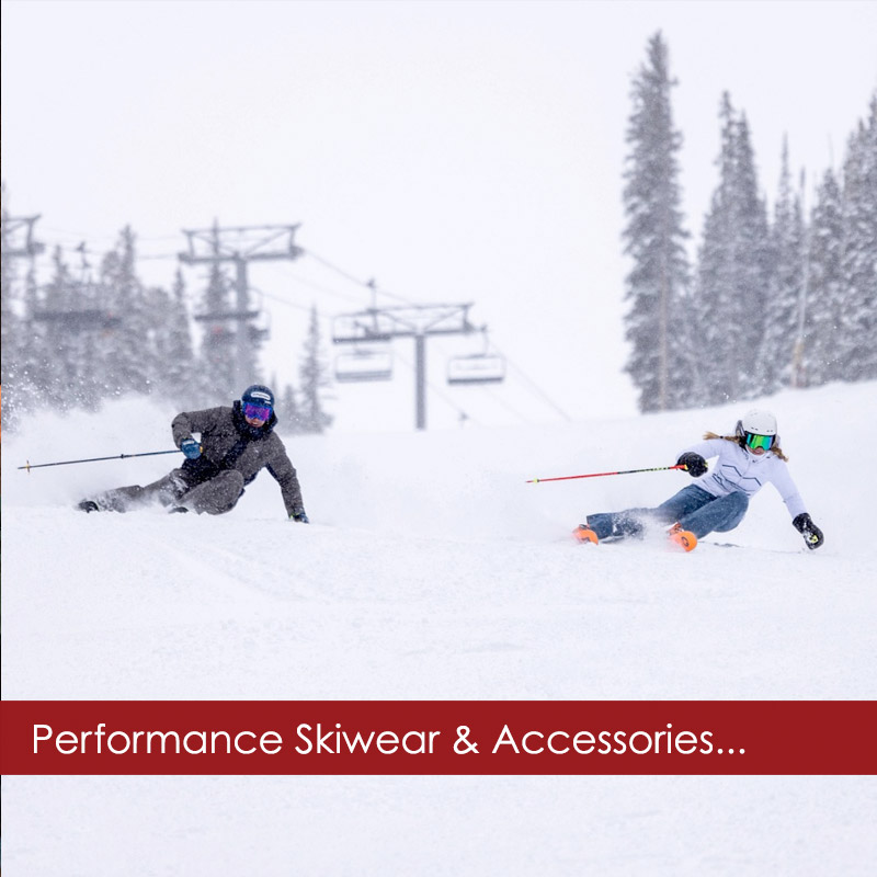 Performance skiwear and accessories