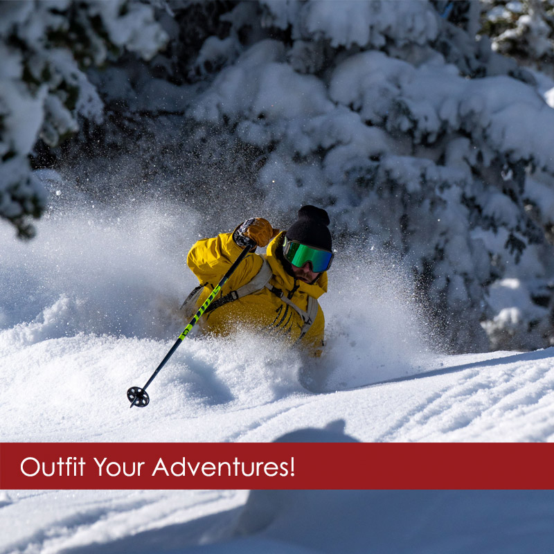 Man skiing in Aspen Colorado