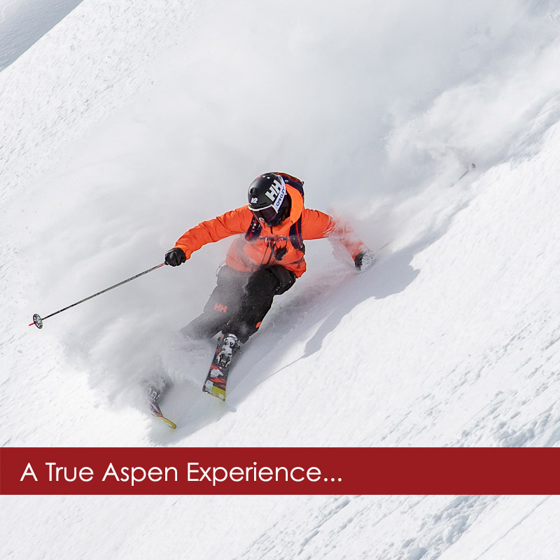 Man Skiing On Aspen Mountain