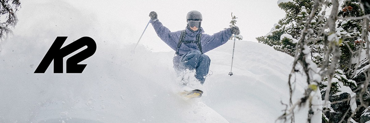 Man skiing on Snowmass mountain on K2 Skis