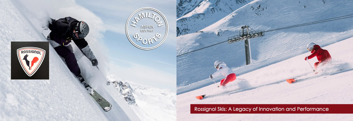 Skiers on Rossignol rental skis in Aspen