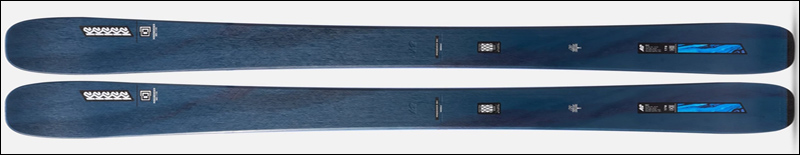 K2 Mindbender 96 C 2025 Aspen ski rental all-mountain ski side view