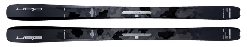 Elan Ripstick 96 Black Edition ski rentals for all-mountain and soft snow skiing