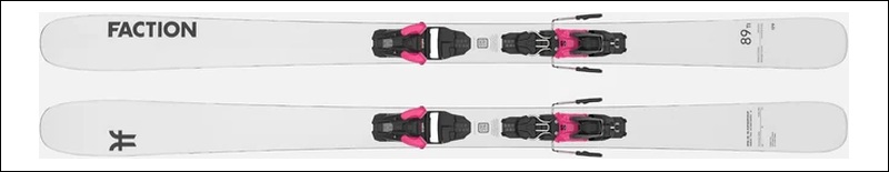 Faction Dancer 89 Ti ski rentals for carving and advanced all-mountain skiing in Aspen