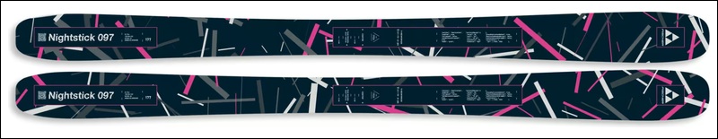 Fischer Nightstick 97 ski rentals for freestyle and playful all-mountain skiing in Aspen